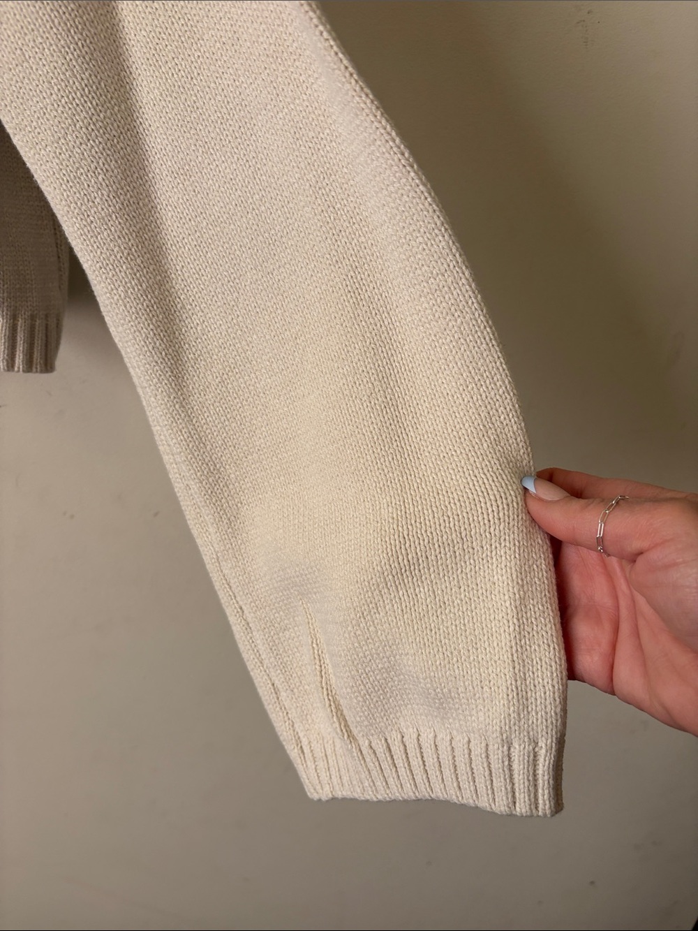 Sincerely Jules Cream Crewneck Sweater with Black Bow - Picture 4 of 6
